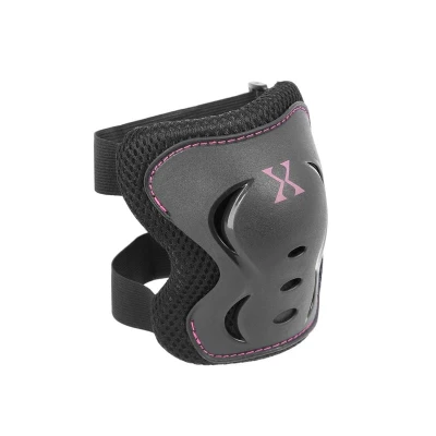 NILS EXTREME Souprava chráničů H320 černo-růžová