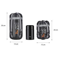 Nils NC1705 Ultralight čierny/oranžový spacák