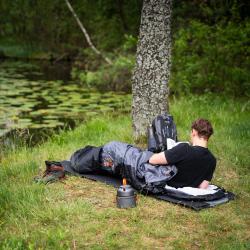 Nils NC1705 Ultralight čierny/oranžový spacák