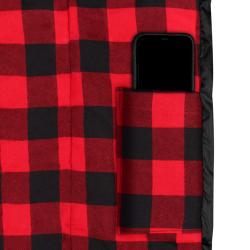 Nils Camp NC2003 černo-červený spací pytel