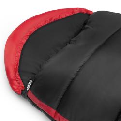NILS Spací vak NC2012, čierny/červený