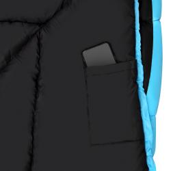 NILS CAMP Spací pytel NC2012, černý/modrý