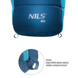 Nils NC2012 šedý/modrý spací pytel