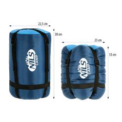 Nils NC2012 šedý/modrý spací pytel