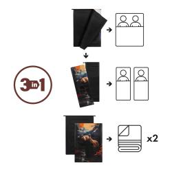 Nils NC3601 Bear 3v1 spací pytel