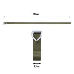 NILS CAMP Taktický opasek NC1728 zelený 125 cm
