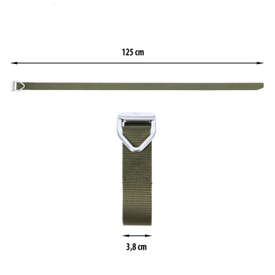 NILS CAMP Taktický opasek NC1728 zelený 125 cm