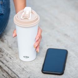 NILS CAMP Termohrnček NCB18 biely