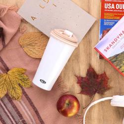 NILS CAMP Termohrnček NCB18 biely