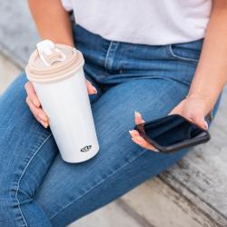 NILS CAMP Termohrnček NCB18 biely