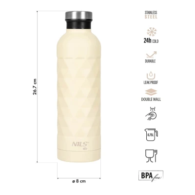 Nils Termoláhev Camp NC3805 béžová 750 ml