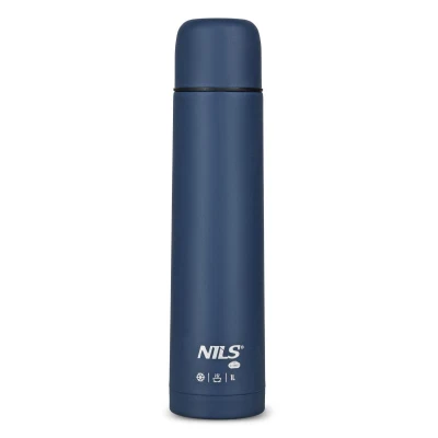Nils Termoska Camp NC3804 modrá 1000 ml - mírně promáčklé dno