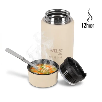 Nils Termoska na jídlo Camp NC3807 béžová 550 ml