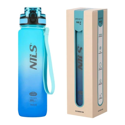 NILS CAMP Tritanová láhev na pití NCD04 950 ml modrá