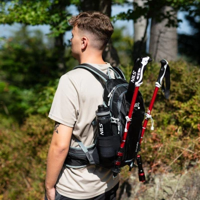 NILS CAMP Turistický batoh NC1950 Caver černý 18L
