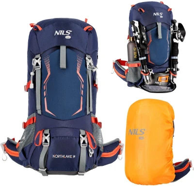 Nils CAMP NC1993 Northlake 30L + 10L modrý turistický batoh