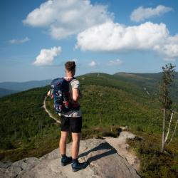 Nils CAMP NC1993 Northlake 30L + 10L modrý turistický batoh