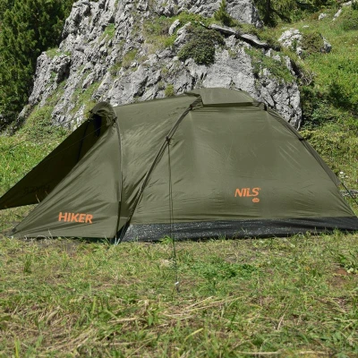 Nils NC6010 Hiker khaki turistický stan