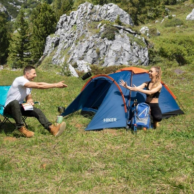 Nils Camp NC6010 Hiker modrý turistický stan