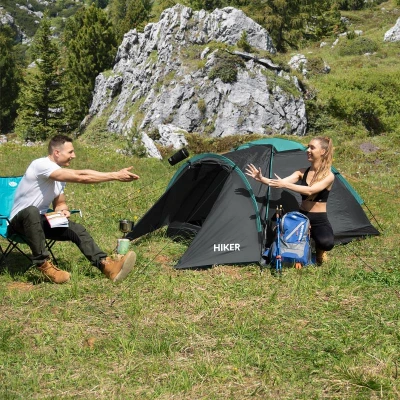 Nils NC6010 Hiker šedý turistický stan