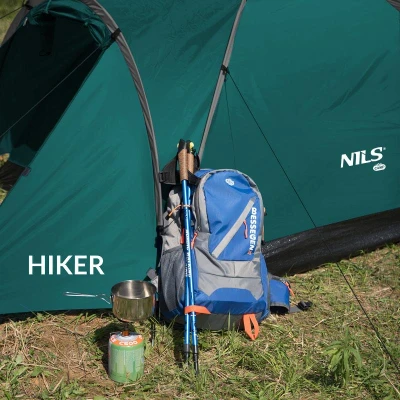 Nils NC6010 Hiker zelený turistický stan