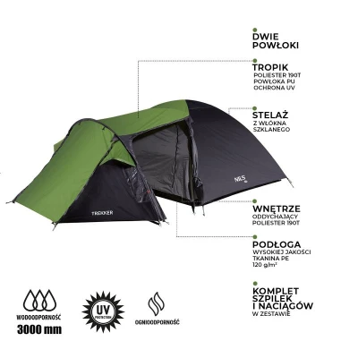 Nils Turistický stan NC6012 Trekker