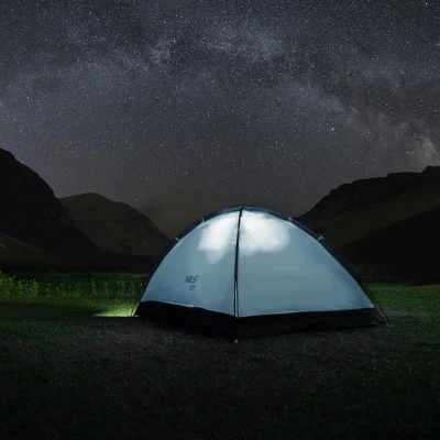 Nils NC6033 Nightfall šedý/modrý turistický stan