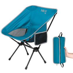 NILS Camp NC3320 modréUltralehké skládací křeslo