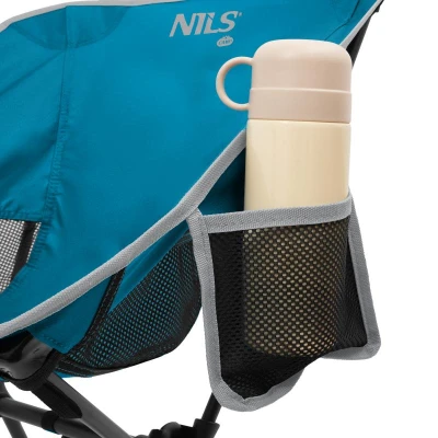 NILS Camp NC3320 modréUltralehké skládací křeslo
