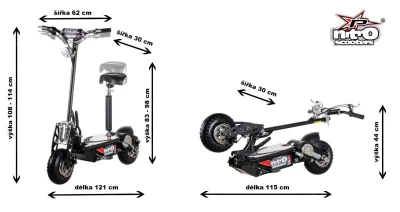 Nitro Scooters XE1000 SL (v2) elektro koloběžka