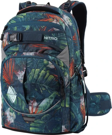 Nitro Školní batoh SUPERHERO tropical