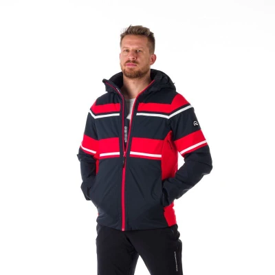Northfinder BERNARD-277-blackred pánská lyžařská bunda