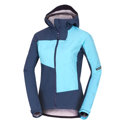 Northfinder CHANDRA-387blueblue dámská turistická softshellová bunda
