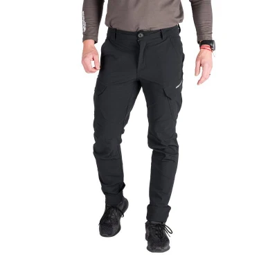 Northfinder KUBA-270blackblack pánské turistické zateplené kalhoty