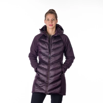 Northfinder MARGIE-532-darkplum dámská turistická softshellová bunda