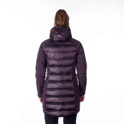 Northfinder MARGIE-532-darkplum dámská turistická softshellová bunda