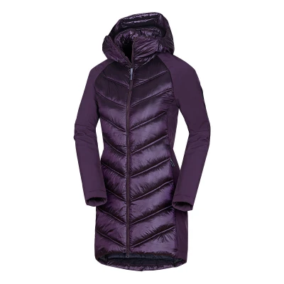 Northfinder MARGIE-532-darkplum dámská turistická softshellová bunda