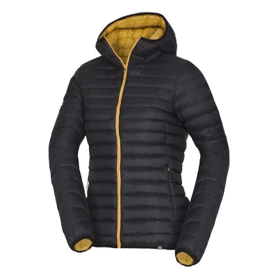 Northfinder Reversible jacket KYLEIGH-yellowblack dámská turistická bunda
