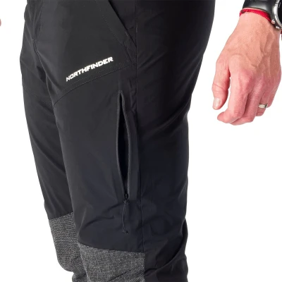 Northfinder SILVESTRE-270blackblack pánské turistické kalhoty
