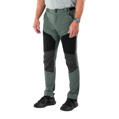 Northfinder SILVESTRE-680greengreyblack pánské turistické kalhoty
