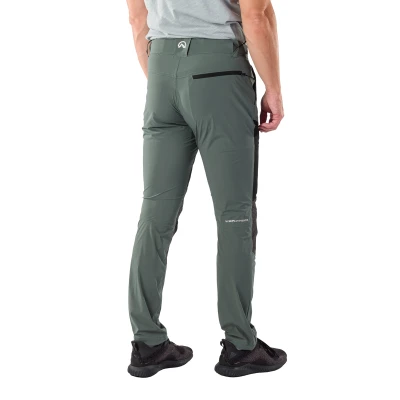 Northfinder SILVESTRE-680greengreyblack pánské turistické kalhoty