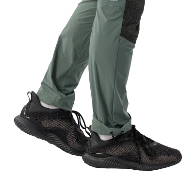 Northfinder SILVESTRE-680greengreyblack pánské turistické kalhoty