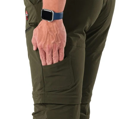 Northfinder SOCRATES-300darkgreen pánské turistické kalhoty