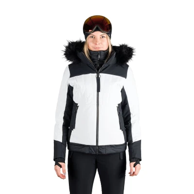 Northfinder TAYLER-212whiteblack dámská lyžařská bunda