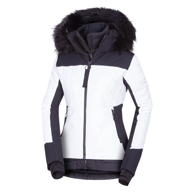 Northfinder TAYLER-212whiteblack dámská lyžařská bunda