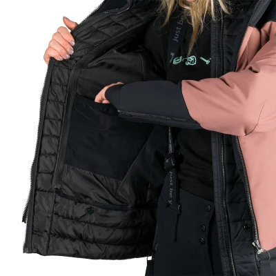 Northfinder TAYLER-521roseblack dámská lyžařská bunda