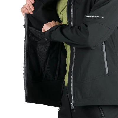 Northfinder TIFFANI-269black dámská turistická softshellová bunda