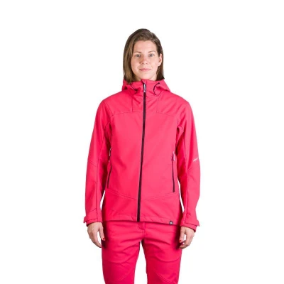Northfinder TINA-355pink dámská turistická softshellová bunda