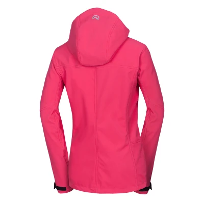Northfinder TINA-355pink dámská turistická softshellová bunda