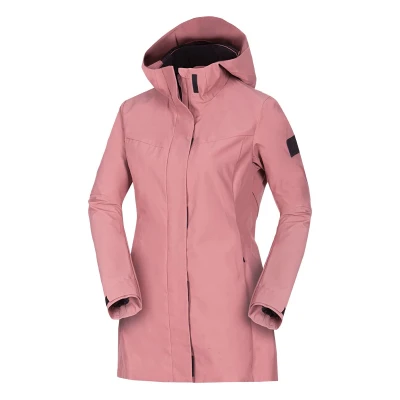Northfinder YULIANA-537oldrose dámská turistická softshellová bunda s kapucí